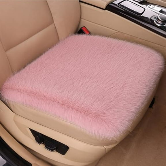 Thick Plush Soft Front Seat Covers Plush Car Seat Interior Warm Winter Cushions