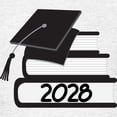 thumbnail image 3 of CafePress - Class Of 2028 Graduate Kids Light T Shirt - Light T-Shirt Kids XS-XL, 3 of 4