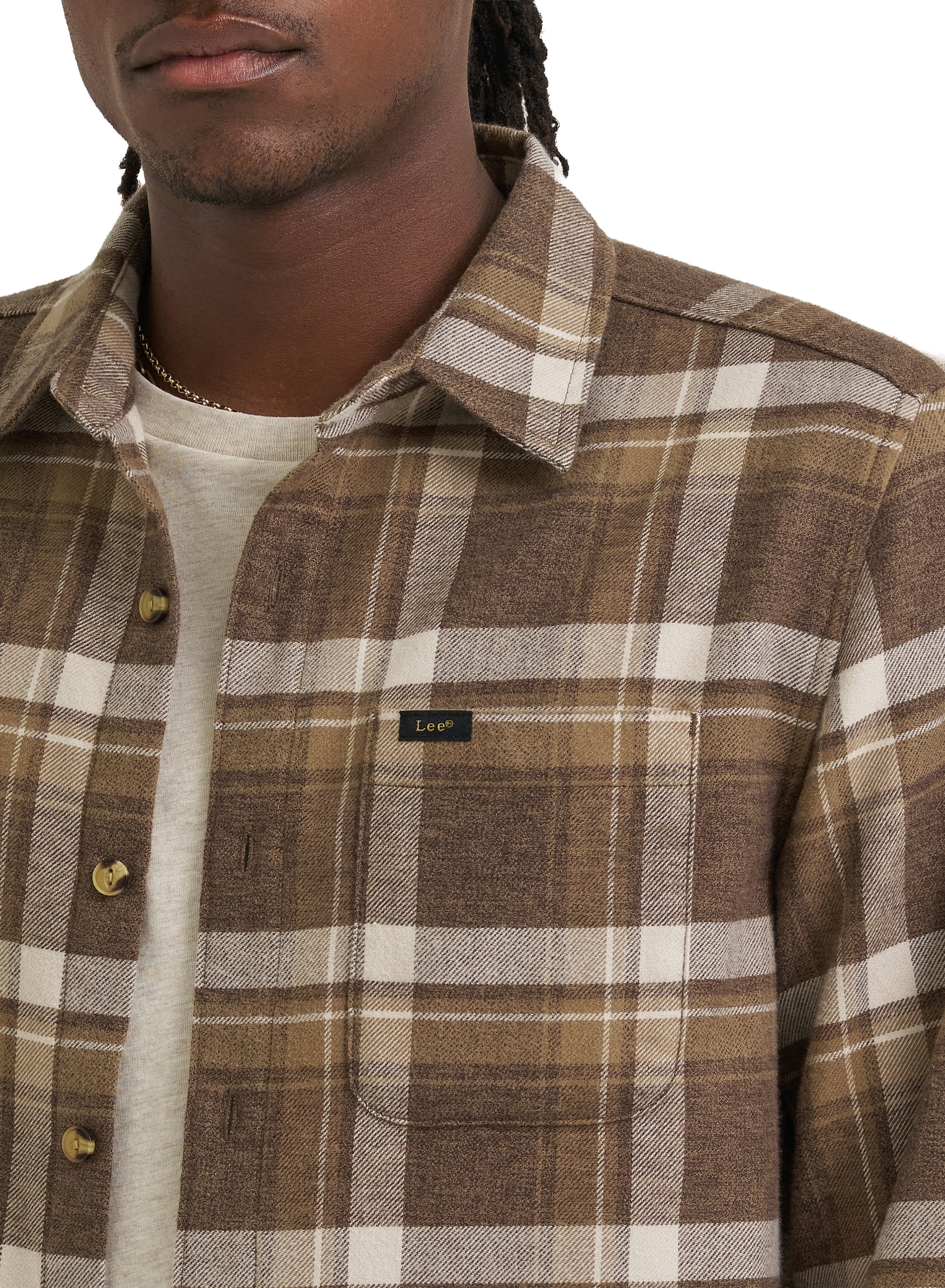 Lee® Men's Long Sleeve All Purpose Flannel Shirt