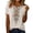 Beige, variant on MEICHEN Women's Fashionable Casual Embroidered Tops Short Sleeve T Shirts Summer Trendy Clothing for Women