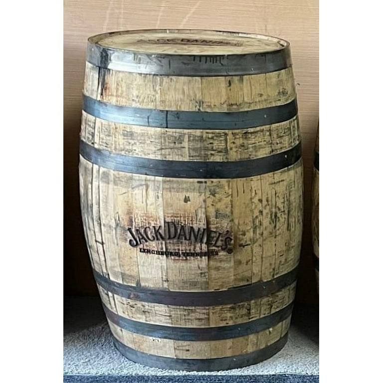 Real Wood Products Baril de whisky entier Jack Daniel's