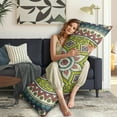 thumbnail image 5 of Mandala Long Body Pillow Cover – Soft & Breathable Meditation Fabric, Hidden Zipper, 20"x54", Psychedelic Trippy Print – Gift for Side Sleepers, Pregnancy, Zen Home Decor, 5 of 7