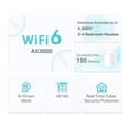 thumbnail image 2 of TP-Link Deco X50 AX3000 Whole Home Mesh Wi-Fi 6 System - White - 2 Pack, 2 of 4