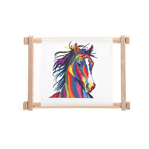 Goncharoff tapestry scroll organic beech adjustable embroidery frame