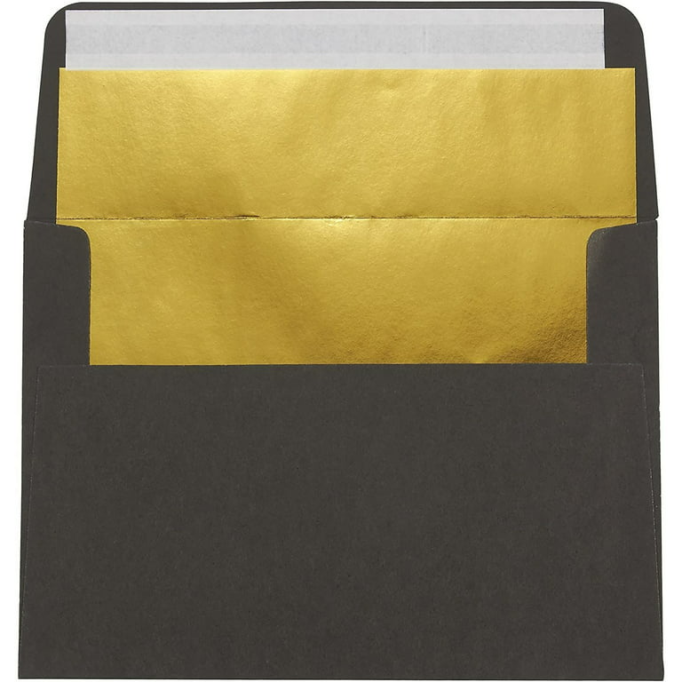 A7 Pre-Lined Envelopes // Black (Set of 25) Envelopes by Clover and Lamb