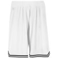 thumbnail image 4 of Holloway Sportswear L Retro Basketball Shorts White/Black 224077, 4 of 5