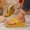 Yellow, variant on Women's Suede Toe Loop Wedge Sandals, Elegant Open-Toe Platform Slides, Stylish Wedge Heel Summer Shoes for Casual & Dressy Occasions Yellow 6.5(38)