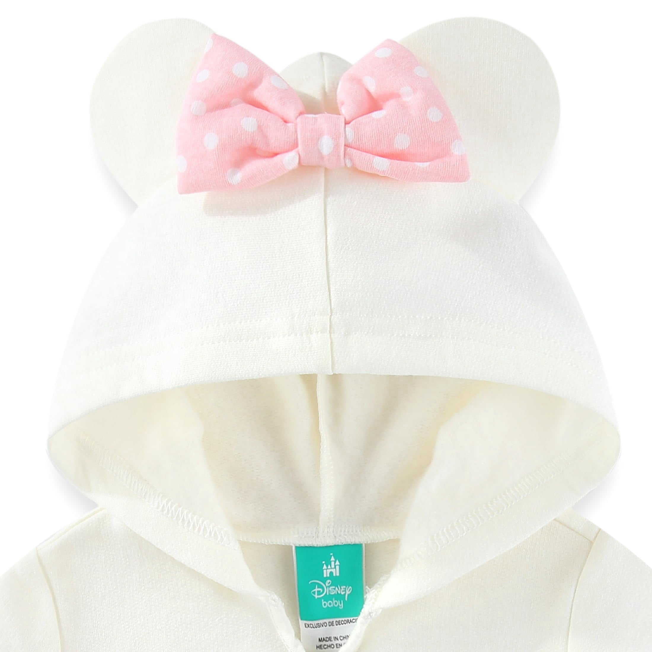 Disney Minnie Mouse Hoodie with Ears and Pants Set (Baby Girls), 2 Piece Set, Sizes 3M-24M