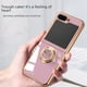 thumbnail image 2 of Para Samsung Galaxy Z Flip6 Funda de teléfono galvanizada ZFlip3 Soporte de anillo Cubierta protectora magnética para automóvil, 2 of 5