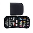 thumbnail image 6 of JAYWAYNE Home Sewing Kit - 70-Piece Portable Sewing Supplies with Thread, Scissors, Needles, Tape Measure, Thimble for Beginners & DIY Repairs (Black), 6 of 6