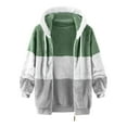 thumbnail image 5 of Posijego Big Boys Girls Fleece Coat Zip up Long Sleeve Hooded Warm Fuzzy Outerwear Jackets with Pockets, 5 of 6