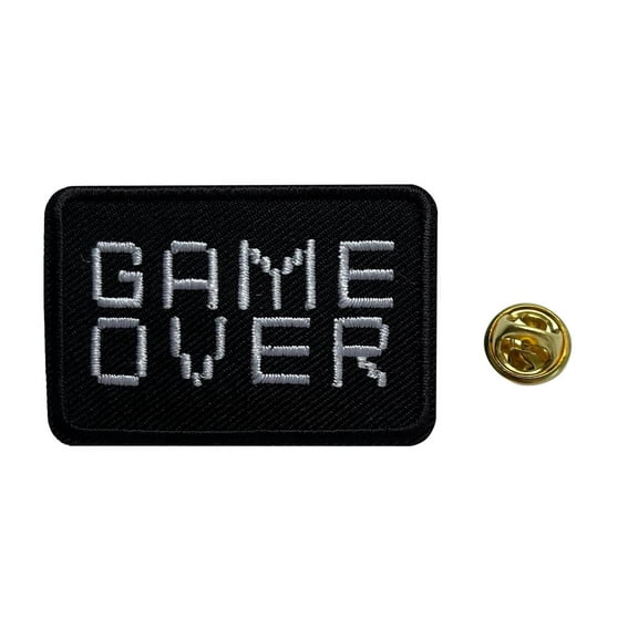 Game Over Patch Pin