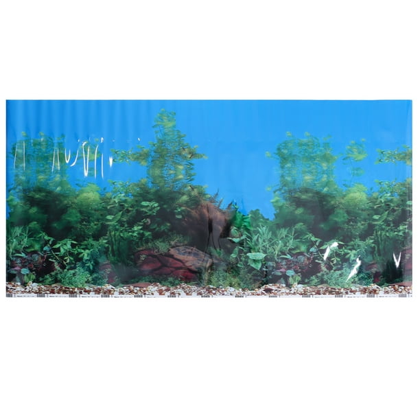 3D Aquarium Background Sticker Decorative Wallpaper Pictures Fish Tank  Backdrop 