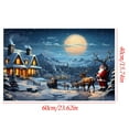 thumbnail image 4 of AuroraX Outdoor Rug Soft Christmas Non-Slip Backing Bathroom Mat Rug 15x23 Inch Minimalist Cartoon Christmas Pattern, 4 of 4