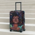 thumbnail image 6 of Susaid Cosmic Garden Woman Portrait Print Elastic Washable Suitcase Cover with Hidden Zipper, Fits 18-32 Inch Luggage for Protection During Travel-Large, 6 of 7