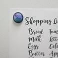 thumbnail image 2 of Abstract Geometric Mountainscape Kitchen Refrigerator Locker Button Magnet, 2 of 5