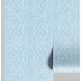 thumbnail image 1 of S4sassy Self-Stick Decorative Wallpaper, Art Deco Line Print Wall Paper, Waterproof Contact Paper, Blue, 25"x240"inch Removable Renter Friendly Wall Covering For Bedroom, Dining room, 1 of 8