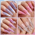 thumbnail image 6 of Makartt Jelly Glitter Poly Nail Gel Kit, Pastel Translucent Nail Extension Gel Builder Nail Gels Pink Blue Purple Pastel Gel Colors Nail Enhancement Set for Beginner, 6 of 8