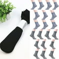 thumbnail image 2 of Cotton Dress Socks for Men 10Pairs Mens Socks,Summers Midcalf Socks Silk Highs Ankle Socks Boot Socks, 2 of 9