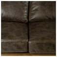 thumbnail image 4 of Mercana Colburne II 96" Brown Leather Three Seater Sofa with Black Iron Feet, 4 of 4