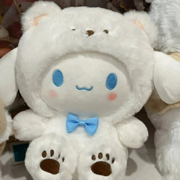 Peluches originales Sanrio Hello Kitty Cinnamonroll Kuromi Pochacco, muñeco de peluche, oso Cos, lindos juguetes, regalos de cumpleaños para niños