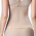 thumbnail image 2 of Defitshape Women's Waist Trainer Corsets Hourglass Underbust Weight Loss Plus Size Body Shaper Cincher Tummy Control Corset Slimmer Belly Band Waist Stomach Wraps Nude 3X-Large, 2 of 5