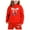 Red, variant on CHENge Girls Boys Sweat Suit Set - 2 Piece Soft Pullover Hoodies and Athletic Cargo Jogger Sweatpants for Kids (5-18)