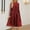 Red, variant on Womens Trendy Spring Dresses Casual Long Sleeve Maxi Dresses Crewneck Sparkling Ruched Dresses Elegant Belted Vacation Wedding Guest Dresses Silver 8