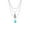 6#Silver Feather Turquoise, variant on Vintage Silver Turquoise Necklace Pendants Chain Boho Western Women Jewelry Gift-9#Humming Bird Turquoise