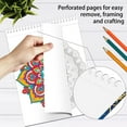 thumbnail image 6 of 2 Pack Mandalas Relaxing Coloring Books for Adult, 80 Original Mandala Patterns and Designs, Adult Coloring Book Spiral Bound, Gift for Women to Relax, Anxiety and Depression, 6 of 10