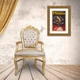 thumbnail image 3 of Vintage Apple Collection 11x14 Gold Ornate Wood Framed with Double Matting Museum Art Print Titled - Calzado Pluma, 3 of 4
