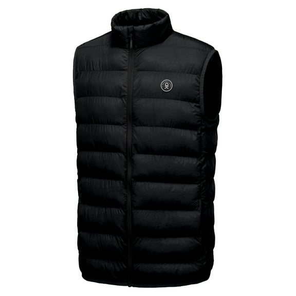Little Donkey Andy Men's Lightweight Warm Puffer Vest Thermal Golf Sleeveless Jacket for Outdoor Hiking Travel Casual Jet Black M
