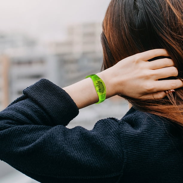 LED Light Up Bracelets - Voice Activated Flashing Wristbands for