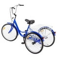 thumbnail image 3 of Costway 24" Vélo à 3 Roues Siège de Tricycle Adulte Hauteur Réglable W / Cloche, 3 of 9