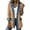Khaki-02, variant on Women's Ribbed Knit Denim Trim Blazer Jacket, Long Sleeve Casual Jacket with Flap Pockets