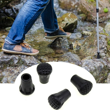 12PCS Trekking Poles Tips Protectors Hiking Pole Replacement Flexible