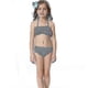 thumbnail image 4 of Traje de baño para niñas, conjunto de Bikini con cola de sirena, trajes de juego de rol, trajes de baño, azul oscuro, 6-7 años, 4 of 5