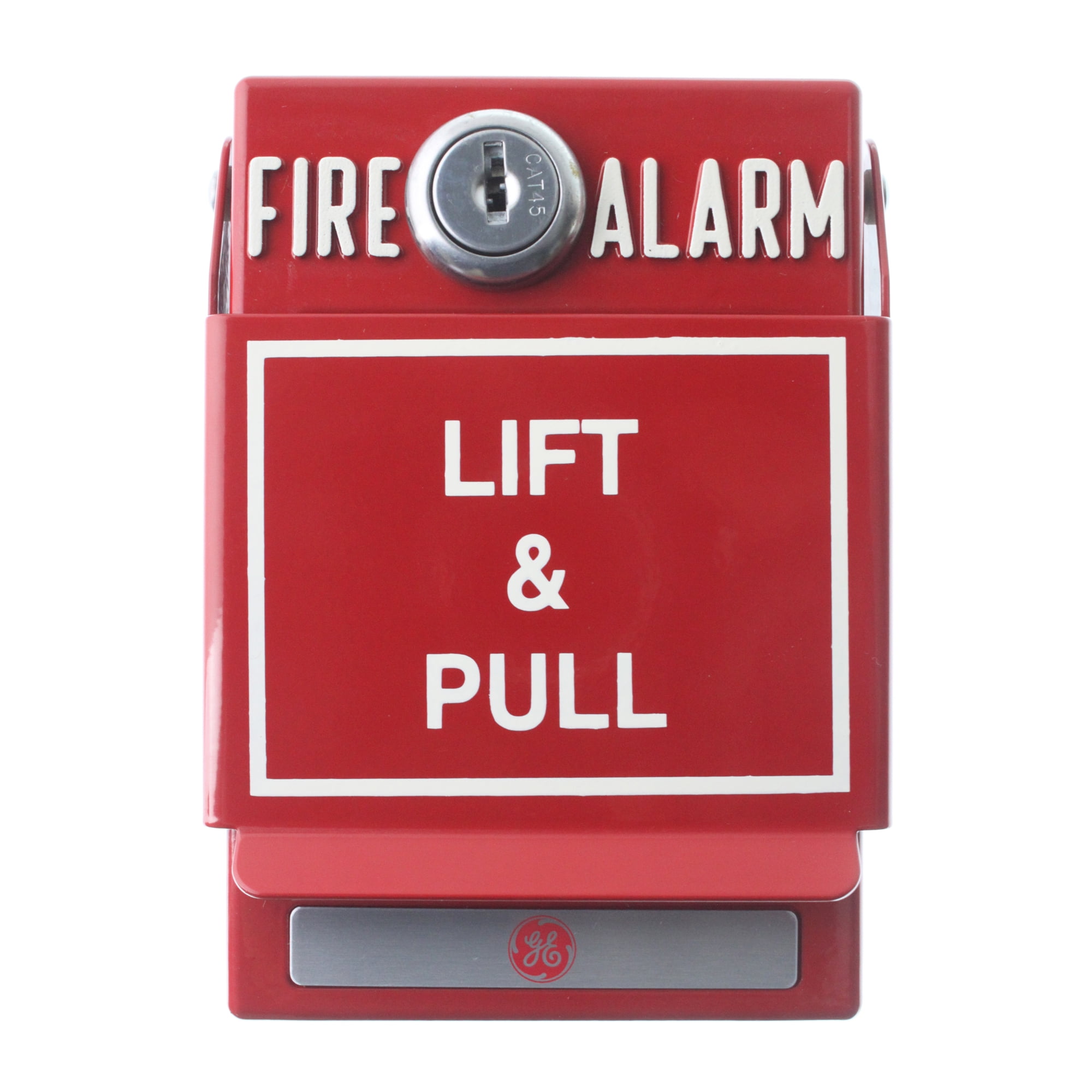 GE SECURITY MPSR2D45WGE DPDT WEATHERPROOF FIRE ALARM PULL STATION