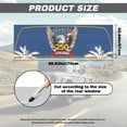 thumbnail image 7 of HUIACONG 250 Eagle Palm Back Window Decals Trucks Rear Window Decal Easy to Install Truck Rear Windows Perforated Decal Wrap 66 x 22 inch Fit Most Pickup Trucks SUV Universal, 7 of 7