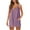 Purple, variant on Dress with Pockets Womens Fashion V-Neck Sleeveless Solid Pockets Pullover Dress Shorts Suits Womens Shorts with Pockets