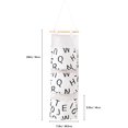 thumbnail image 2 of bolsas de almacenamiento para colgar en la pared del armario, tela de lino de primera calidad sobre el organizador de la puerta, bolsas de almacenamiento para colgar con 3 bolsillos para el baño del dormitorio, impermeable y elegante (estilo actualizado) BANYUO Electrónica, 2 of 7