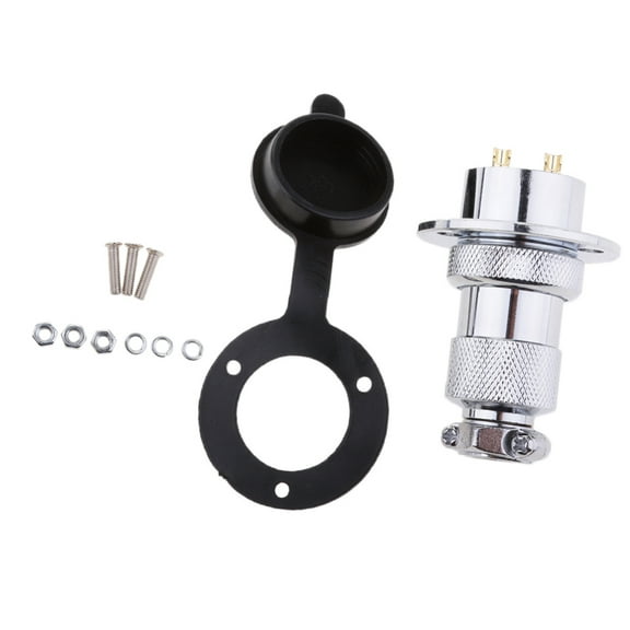 Marine Grade Waterproof 2 Pole 12-24 25mm plug / Outlet