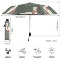 thumbnail image 3 of FORMRS Travel Umbrella Folding Auto Open Close Windproof Rain UV Protection, Winter Goose, 3 of 8