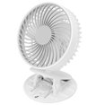 thumbnail image 4 of Ventilador, ventilador de escritorio portátil, 3 ventiladores con clip, ventilador de mesa, máxima confiabilidad, 4 of 12