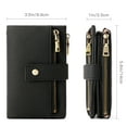 thumbnail image 4 of (2 pack) SENDEFN Small Womens Wallet Leather Bifold Card Holder RFID Blocking with Zipper Coin Pocket, 4 of 9