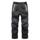 thumbnail image 1 of Pantalones Para Niños Moda Felpa Color Sólido Mantener Caliente A Prueba De Viento A Prueba De Agua Senderismo Al Aire Libre Pantalones De Esquí Gris Odeerbi LM103-11726, 1 of 4