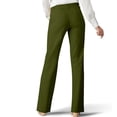 thumbnail image 4 of JUSLIO Women Pants Zipper Suit Pants Comfort Waist Elastic Waist with Pockets Fashion Casual Straight Pants, 4 of 5