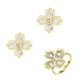 thumbnail image 3 of Xihbxyly Conjunto de Pendientes de Flores de Perla, Joyería de Regalo para Damas, 3 of 7