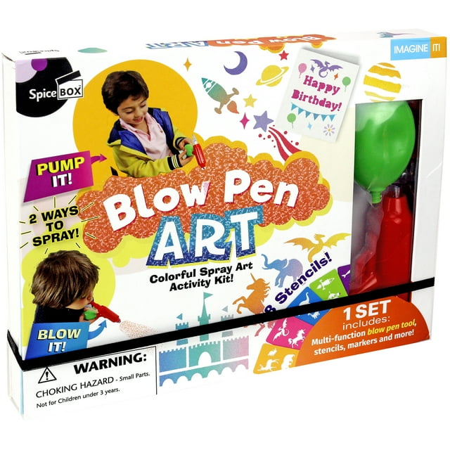 SpiceBox Children's Art Kits Imagine It For Kids, DIY Educational Art & Craft Projects For Boys and Girls
