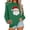 5-Green, variant on Sweatshirts for Women Christmas Printed Round Neck Hoodless Casual Loose Sweatshirt,Womens Tops Plus Size Green XXL